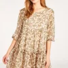 Best BB Dakota by Steve Madden Scroll Up Dress-Alabaster|Bb Dakota