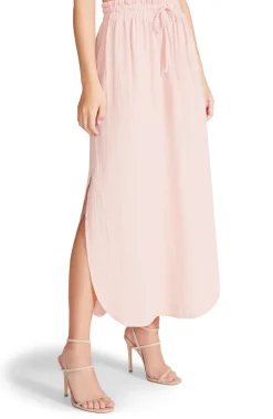 BB Dakota by Steve Madden See You Later Gauze Skirt-Pale Pink|