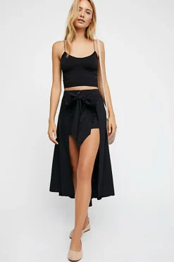 Discount Free People Skinny Strap Brami-Black|