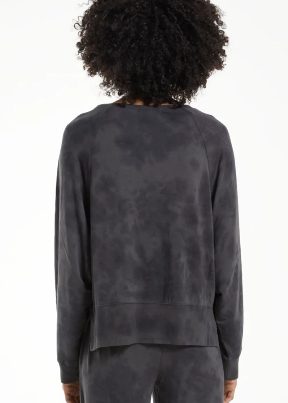 sleep_over_tiedye_sweatsh_SKUe2d5512fd01fcceab3d832bb7241b291_2.webp New Z Supply Sleep Over Tie-Dye Sweatshirt-Washed Black|