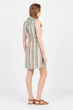 Online The Korner Sleeveless Striped Dress|