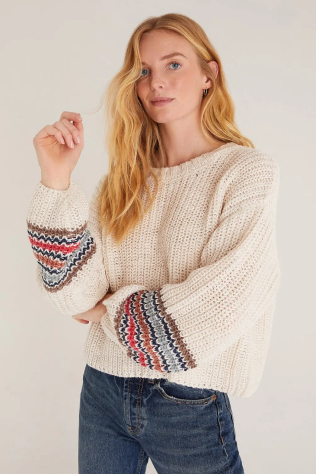 solange_stripe_sleeve_swe_SKUc4529c6c35d0fd0bc8c0cb0e5d336ccf_0.webp Online Z Supply Solange Stripe Sleeve Sweater-Sandstone|