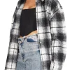 Online BB Dakota by Steve Madden Sophia Plaid Shacket-Black|