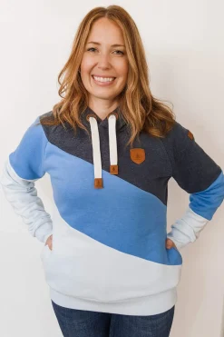 Outlet Wanakome Starfish Hoodie-Regatta Mix|