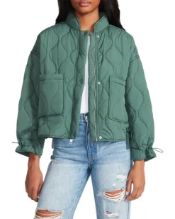Hot BB Dakota by Steve Madden Stefani Jacket-Deep Green|