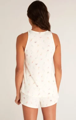 Z Supply Sundaze Cocktail Tank-White Sand|