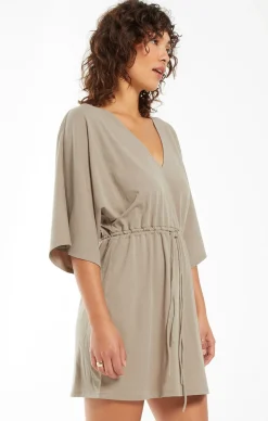 New Z Supply Sydney Cotton Jersey V-Neck Dress|