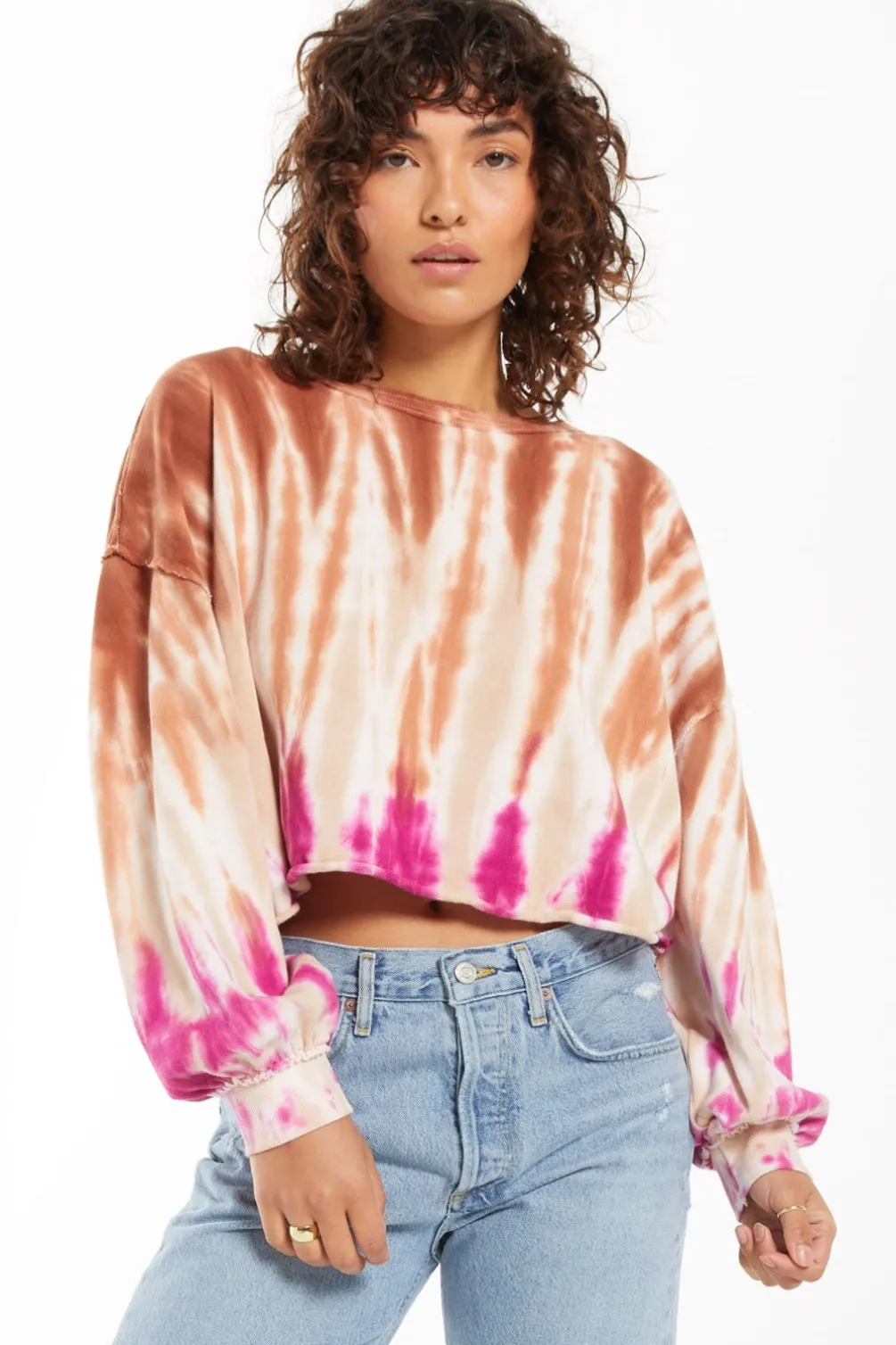 tempest_sorbet_skies_tied_SKU7fdf019ac525e30612f939900fa1aef0_0.webp Online Z Supply Tempest Sorbet Skies Tie-Dye Pullover-Sahara|