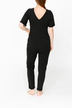 Discount Smash + Tess The Aria Romper In Midnight Black|Smash & Tess