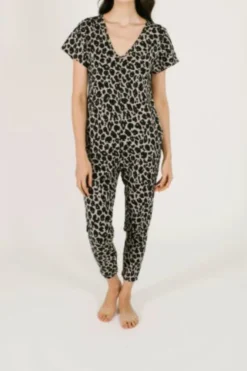 Best Smash + Tess The Sunday Romper In Lexi Leopard|