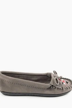 New Minnetonka Thunderbird Moccasin-Grey|