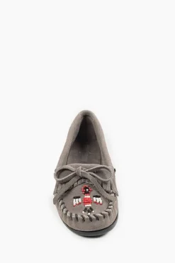 New Minnetonka Thunderbird Moccasin-Grey|