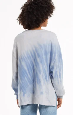 Sale Z Supply Tie-Dye Modern Weekender-Sky Blue|