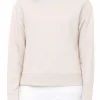 Sale Up! Twill Long Sleeve Top-Oatmeal|