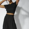 New Minkpink Vance Tee-Black|