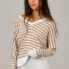 Online RD Style Vashti V-Neck Cardigan-Stripe|