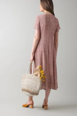 Clearance Indi & Cold Vestido Daisy Dress In Terra Cotta|