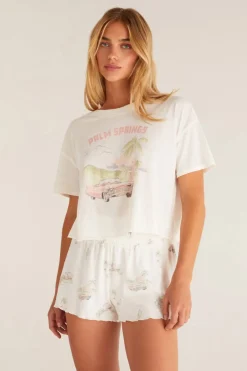 Outlet Z Supply Vintage Palm Springs Tee-Bone|