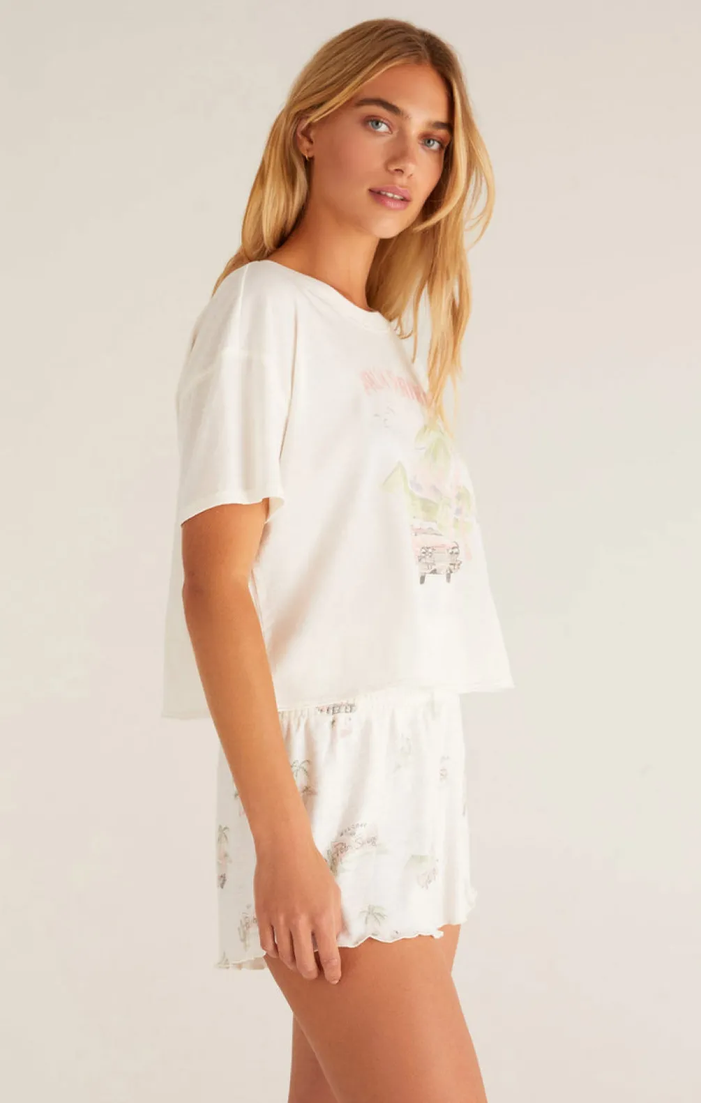 Sale Z Supply Vintage Palm Springs Tee-Bone|