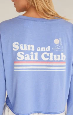 Online Z Supply Vintage Sail Tee-Ocean Blue|