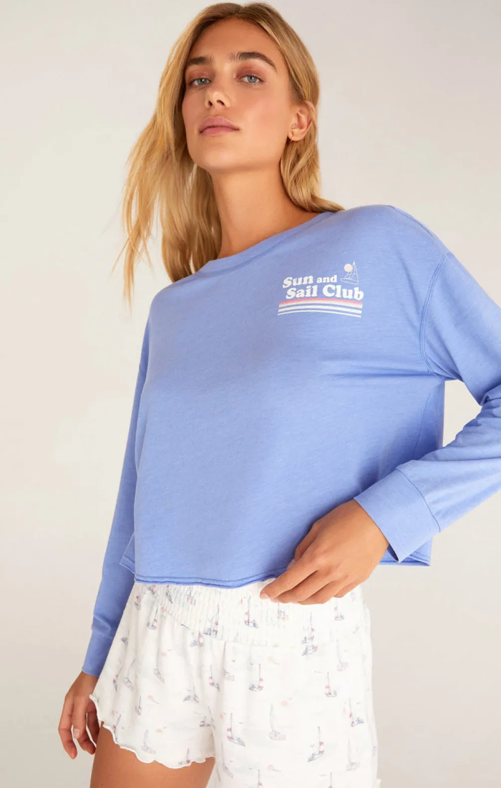 vintage_sail_teeocean_blu_SKU0a2796031e28fb6dcc27d9738b4bf946_2.webp Online Z Supply Vintage Sail Tee-Ocean Blue|