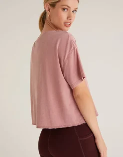 Hot Z Supply Vintage Work Tee-Soft Mauve|
