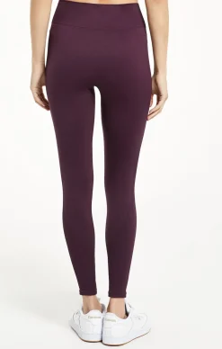 Hot Z Supply Walk It Out Seamless Legging-Deep Plumr| -New