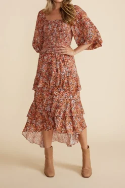 Online Minkpink Willow Shirred Blouse|