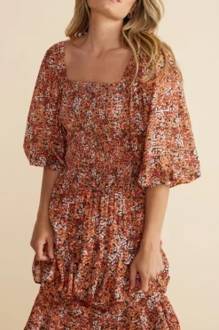 Best Minkpink Willow Shirred Midi Skirt|