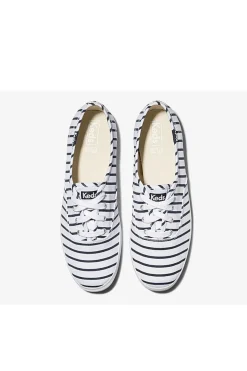 New Keds Womens Champion Breton Stripe|