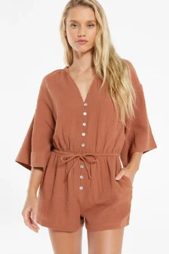 Z Supply Zephyr Gauze Romper|