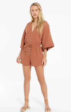 Z Supply Zephyr Gauze Romper|